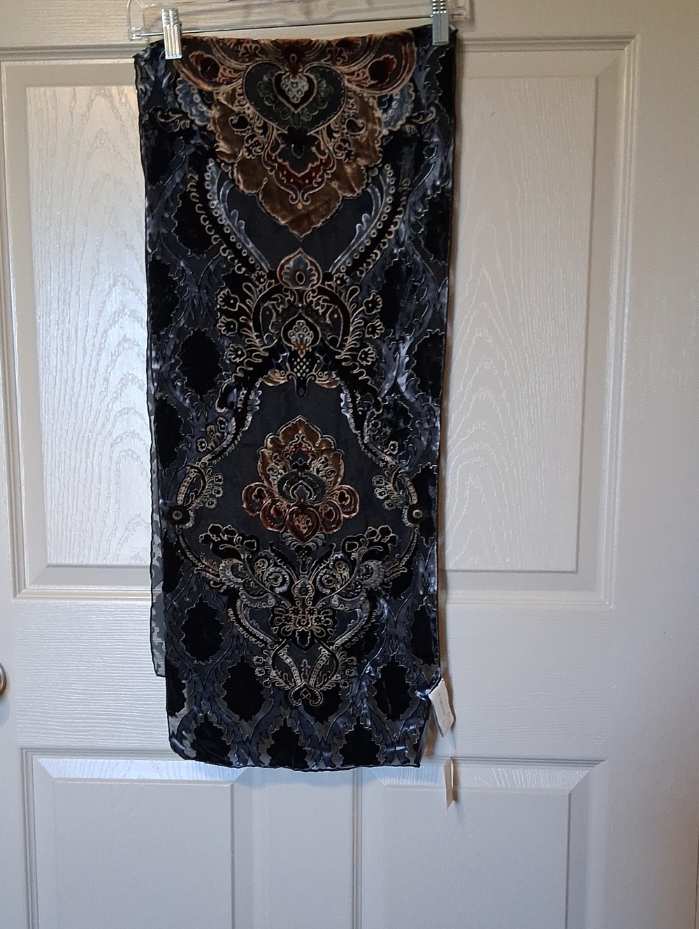 Liz Claiborne Velvet Burnout Scarf